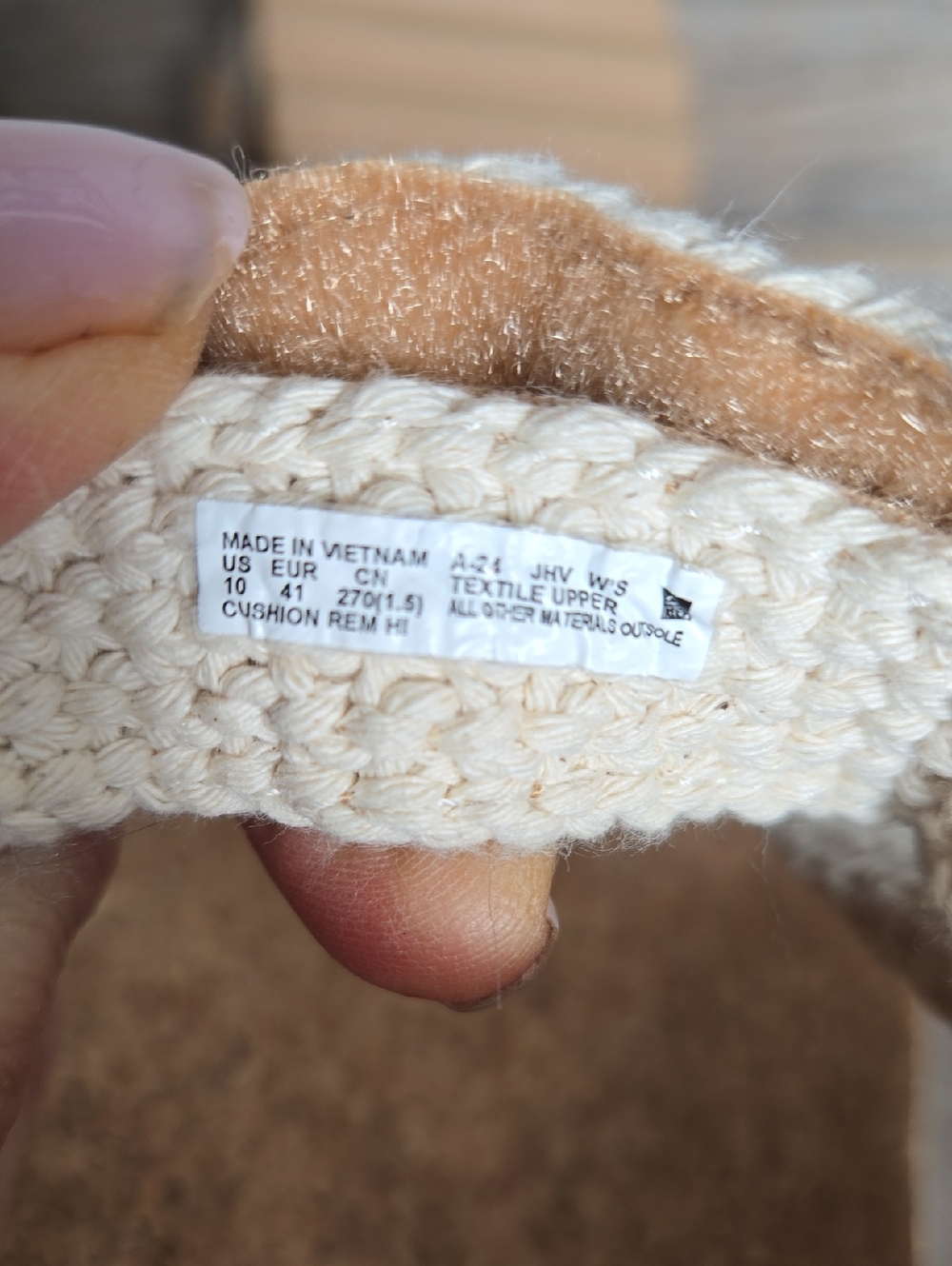 REEF Natural Woven Platform Sandal - Cream/Tan - Picture 8 of 8